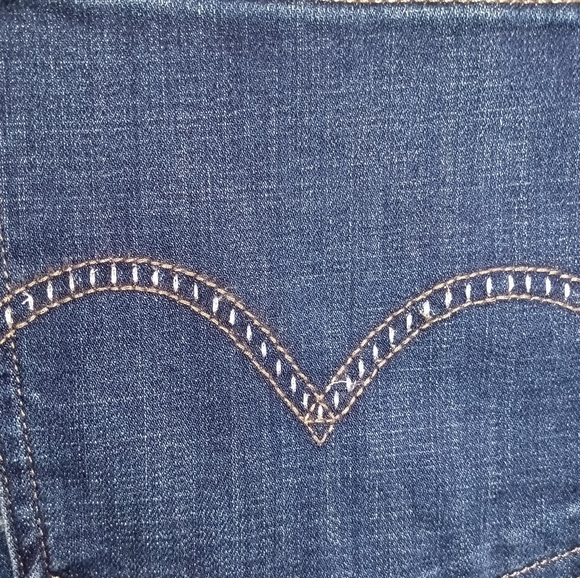 🆕Levi's 415 Women's Jeans Plus Size 24W Long Classic Bootcut Dark Wash Denim - Picture 14 of 15